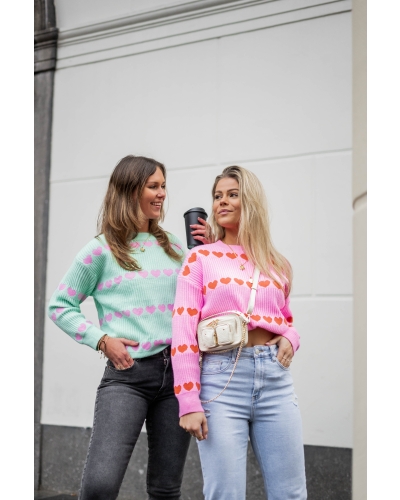 Gossip TRUI AMORE ROZE/ORANJE