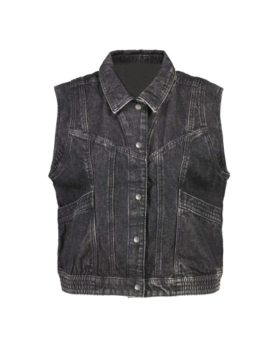 Gossip JEANS GILET RUBY ZWART 