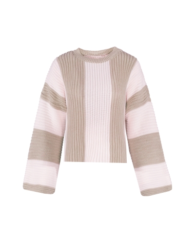 Gossip GESTREEPTE TRUI ANNA BEIGE