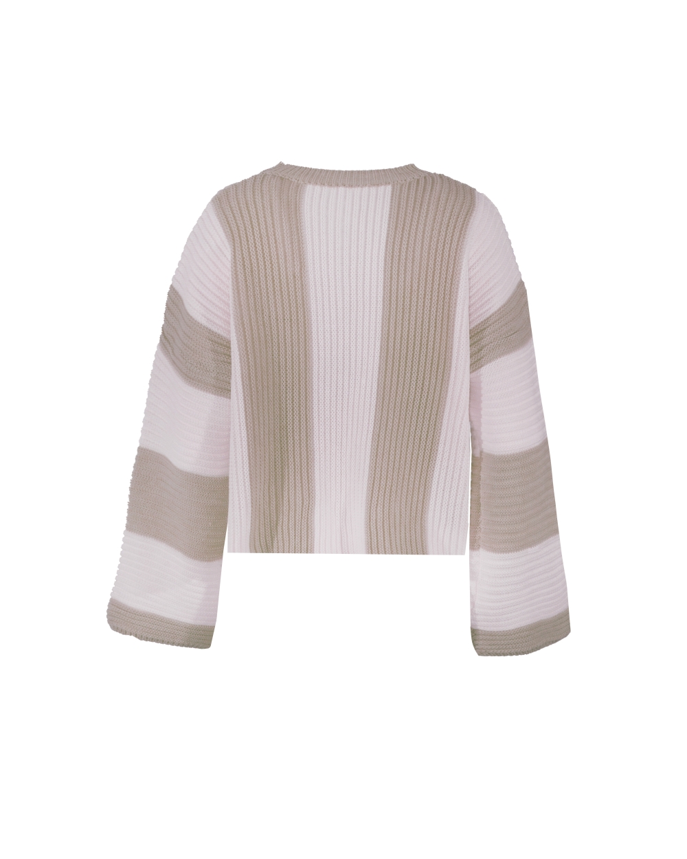 GESTREEPTE TRUI ANNA BEIGE