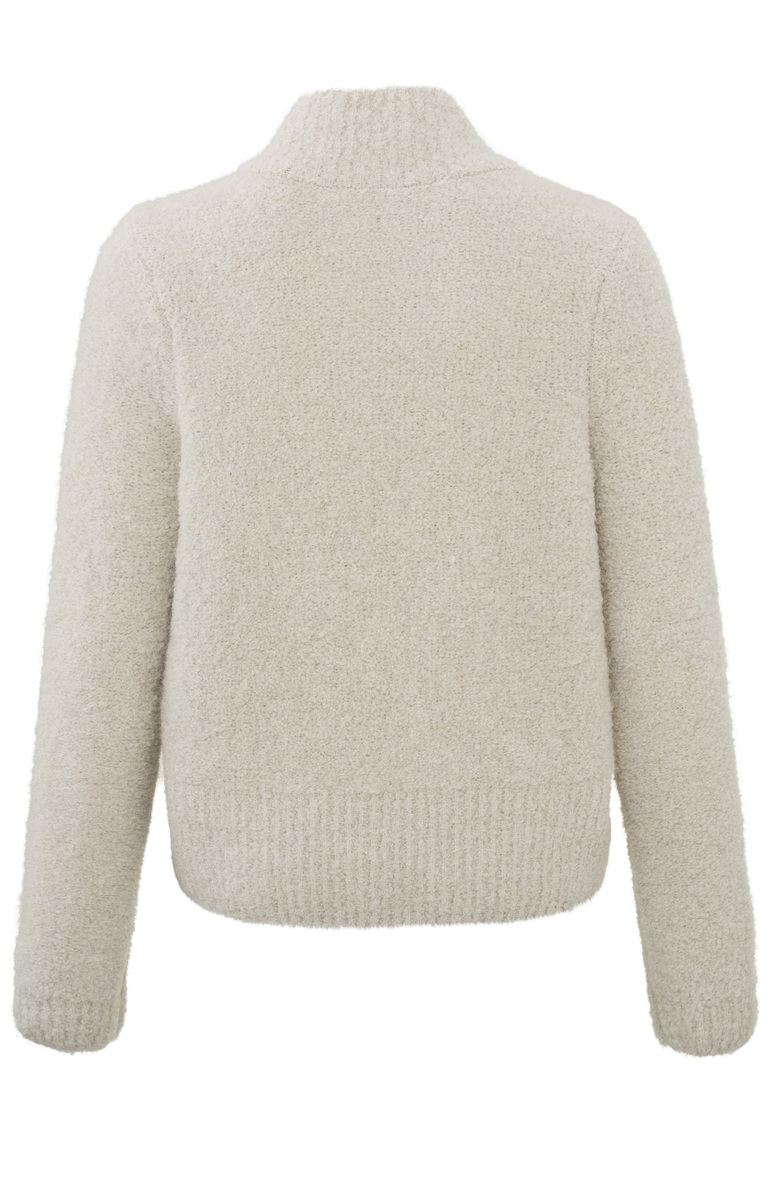 TRUI MET HALS DETAIL BEIGE