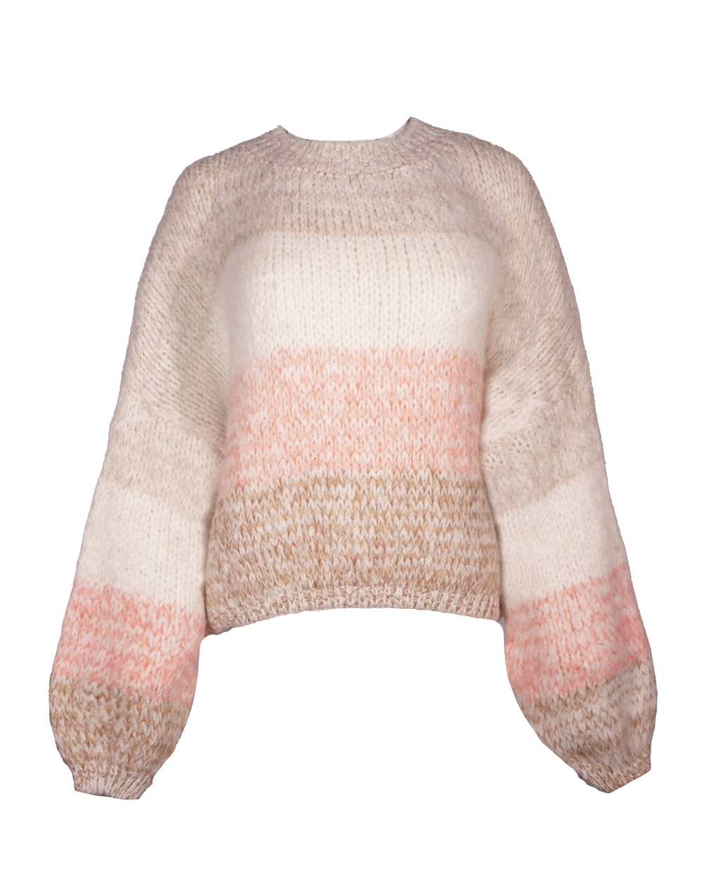 JODI GESTREEPT BEIGE ROZE