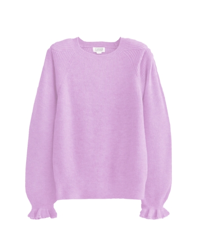 Gossip TRUI MET RUFFLE MOUW LILA