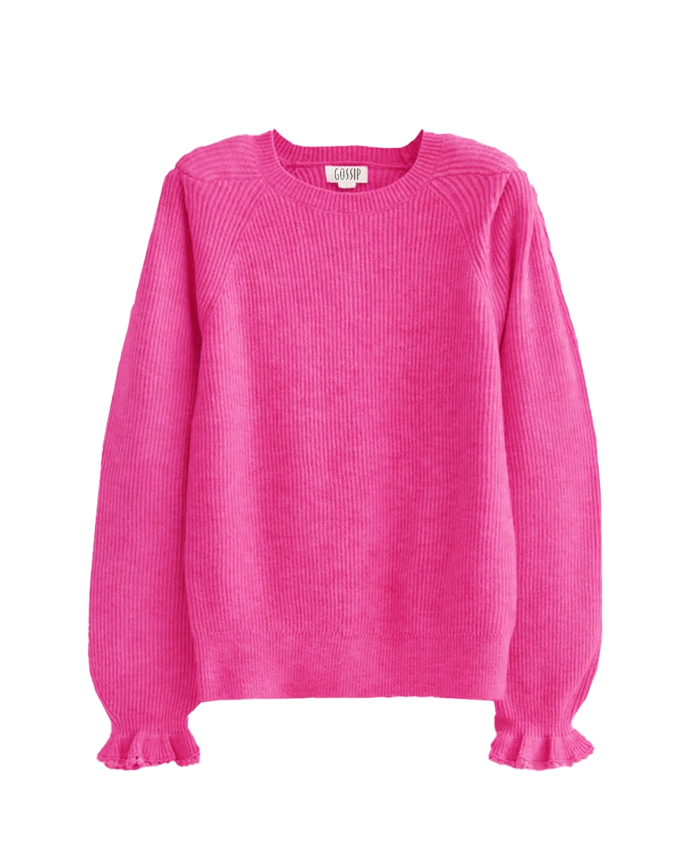 TRUI MET RUFFLE ROZE