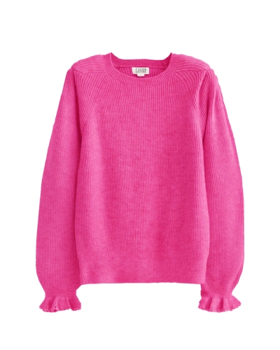 TRUI MET RUFFLE ROZE