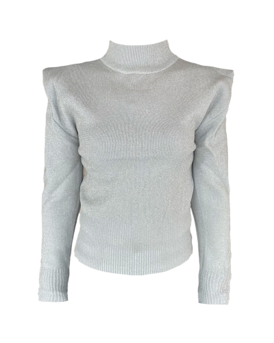 Gossip LUREX TRUI ISA ZILVER