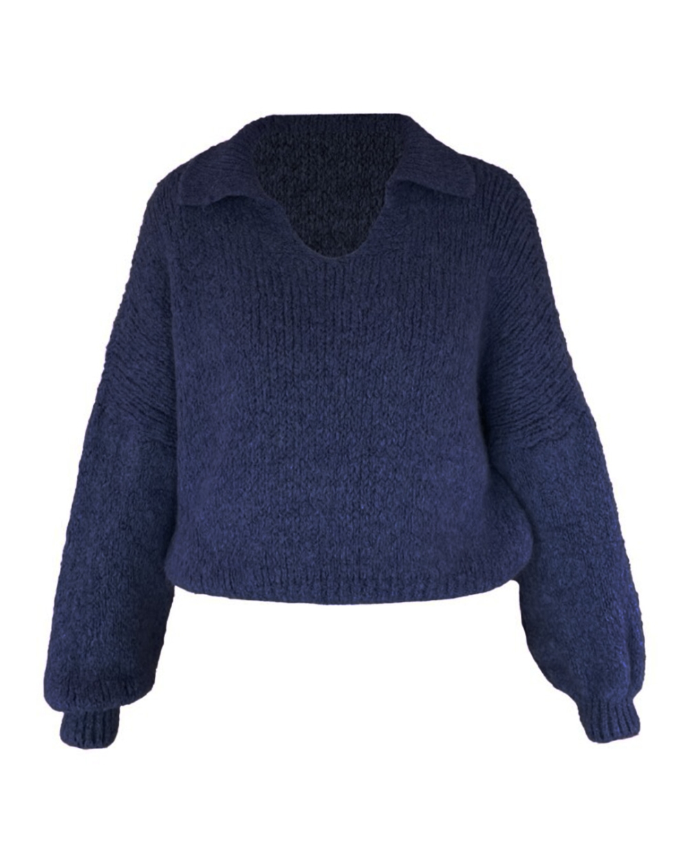 TRUI JODI V-HALS DONKERBLAUW