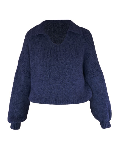 Gossip TRUI JODI V-HALS DONKERBLAUW