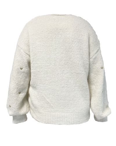 TRUI LUREX HARTJES ECRU