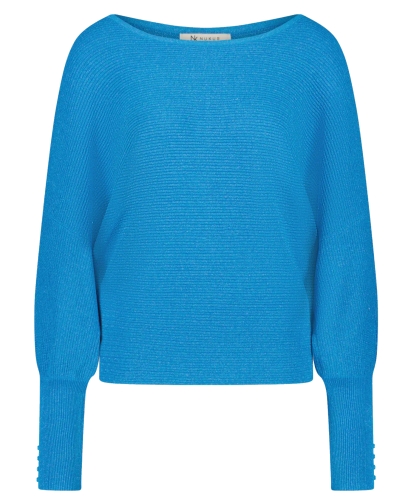 TRUI BATWIG BLAUW LUREX