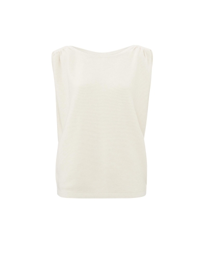MOUWLOZE TRUI MET KNOOPJES BEIGE