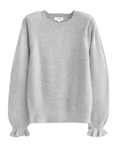 Gossip TRUI MET RUFFLE GRIJS