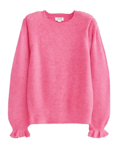 Gossip TRUI MET RUFFLE ROZE