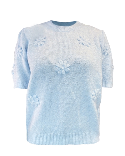 TRUI MET BLOEMEN BLAUW