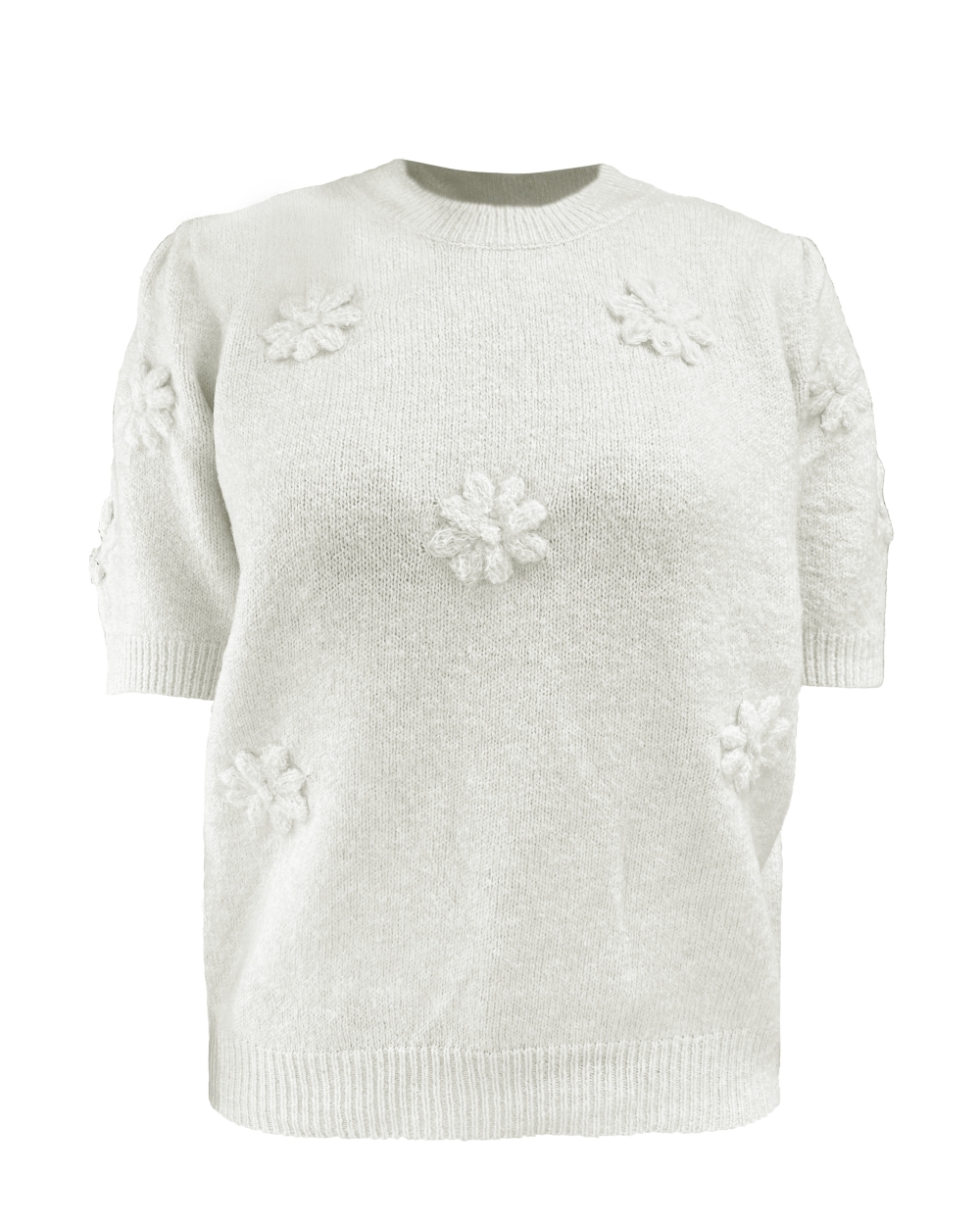 TRUI MET BLOEMEN ECRU