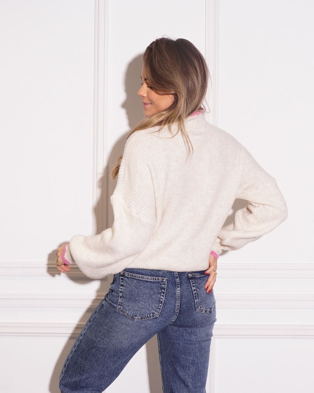 COLTRUI ROXY ECRU/ROZE