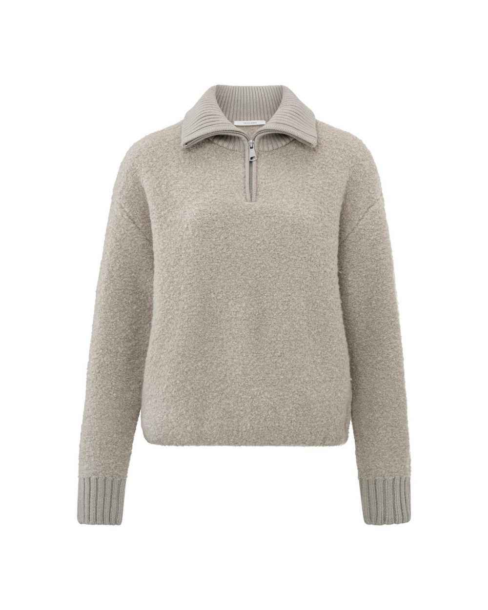 BOUCLE TRUI MET RITS BEIGE