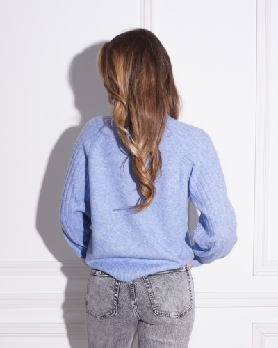 GERIBDE TRUI BLAUW