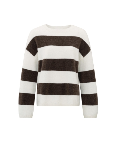 OVERSIZED TRUI MET STREPEN BRUIN