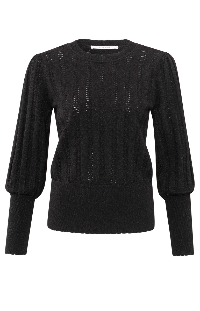 LUREX SWEATER ZWART