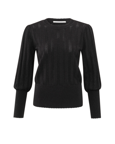 LUREX SWEATER ZWART