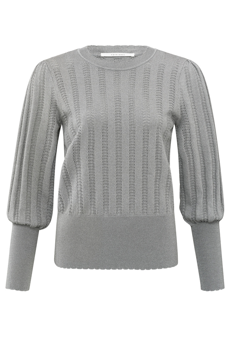 LUREX SWEATER GRIJS