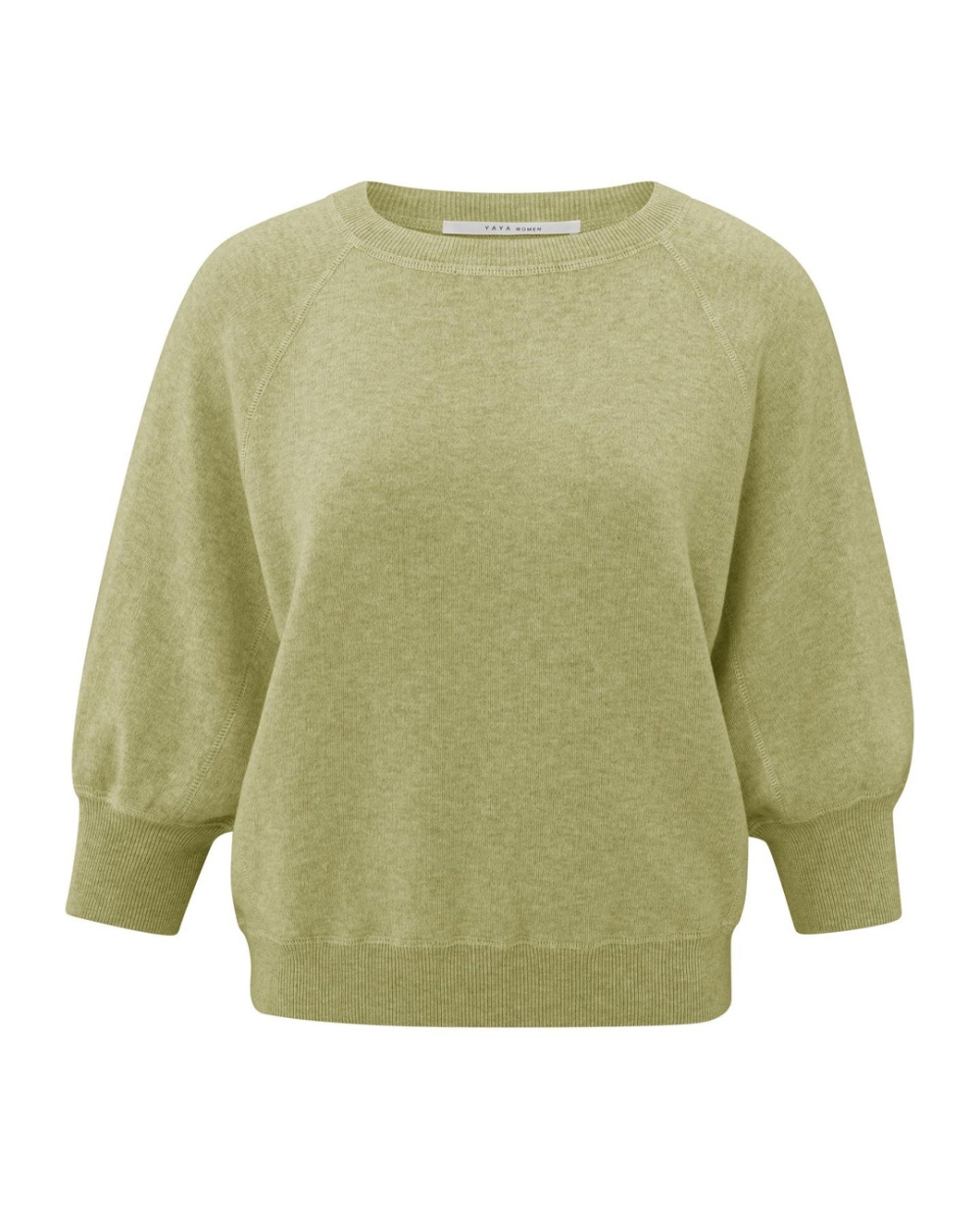TRUI MET RAGLANMOUWEN GROEN