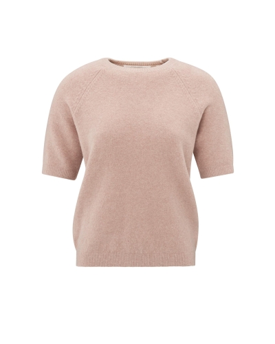 TRUI MET KORTE RAGLANMOUWEN MAUVE