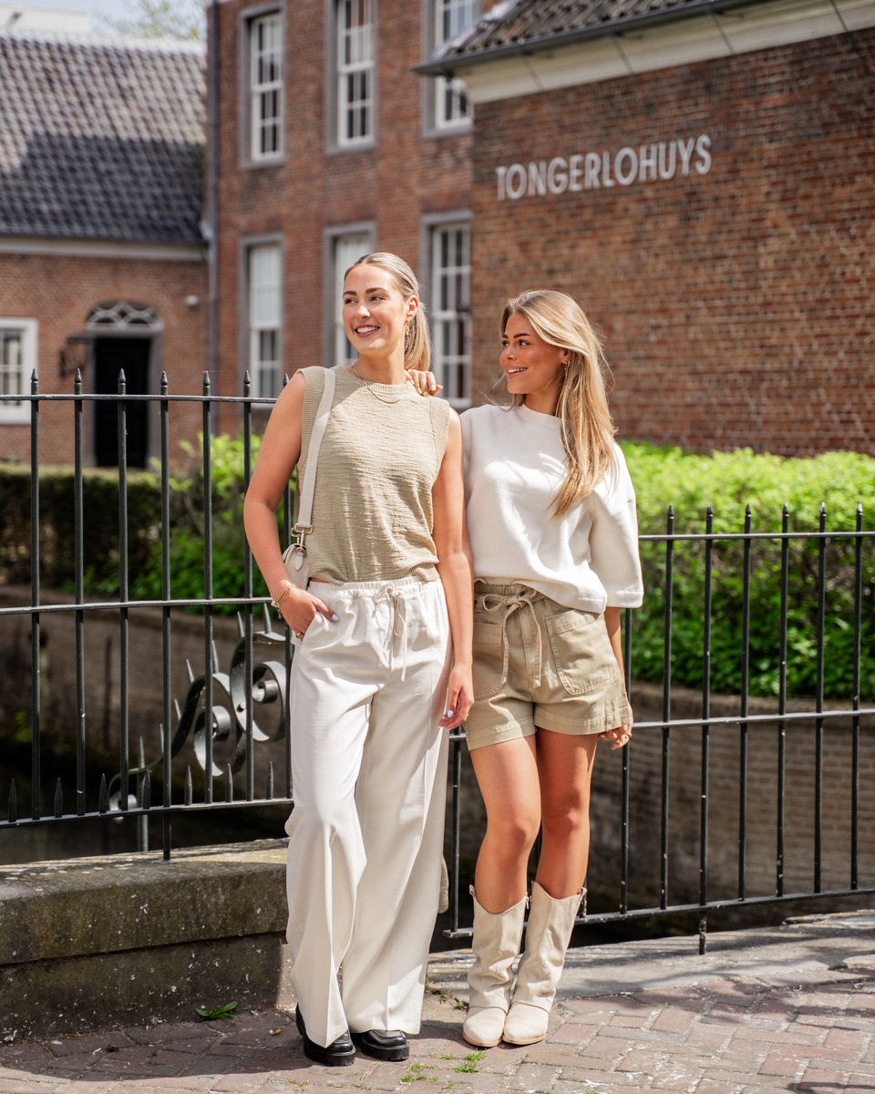 MOUWLOZE TOP GROEN