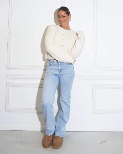 BOUCLE CARDIGAN BEIGE