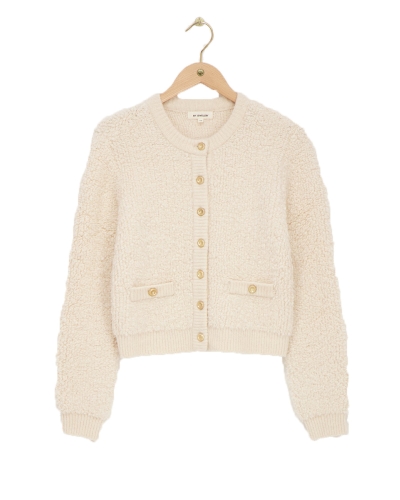 BOUCLE CARDIGAN BEIGE