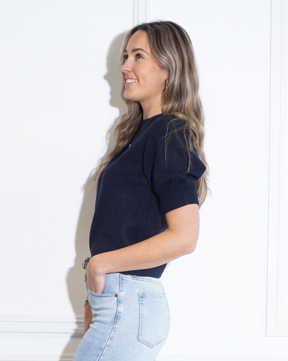 TOP MARTHA NAVY