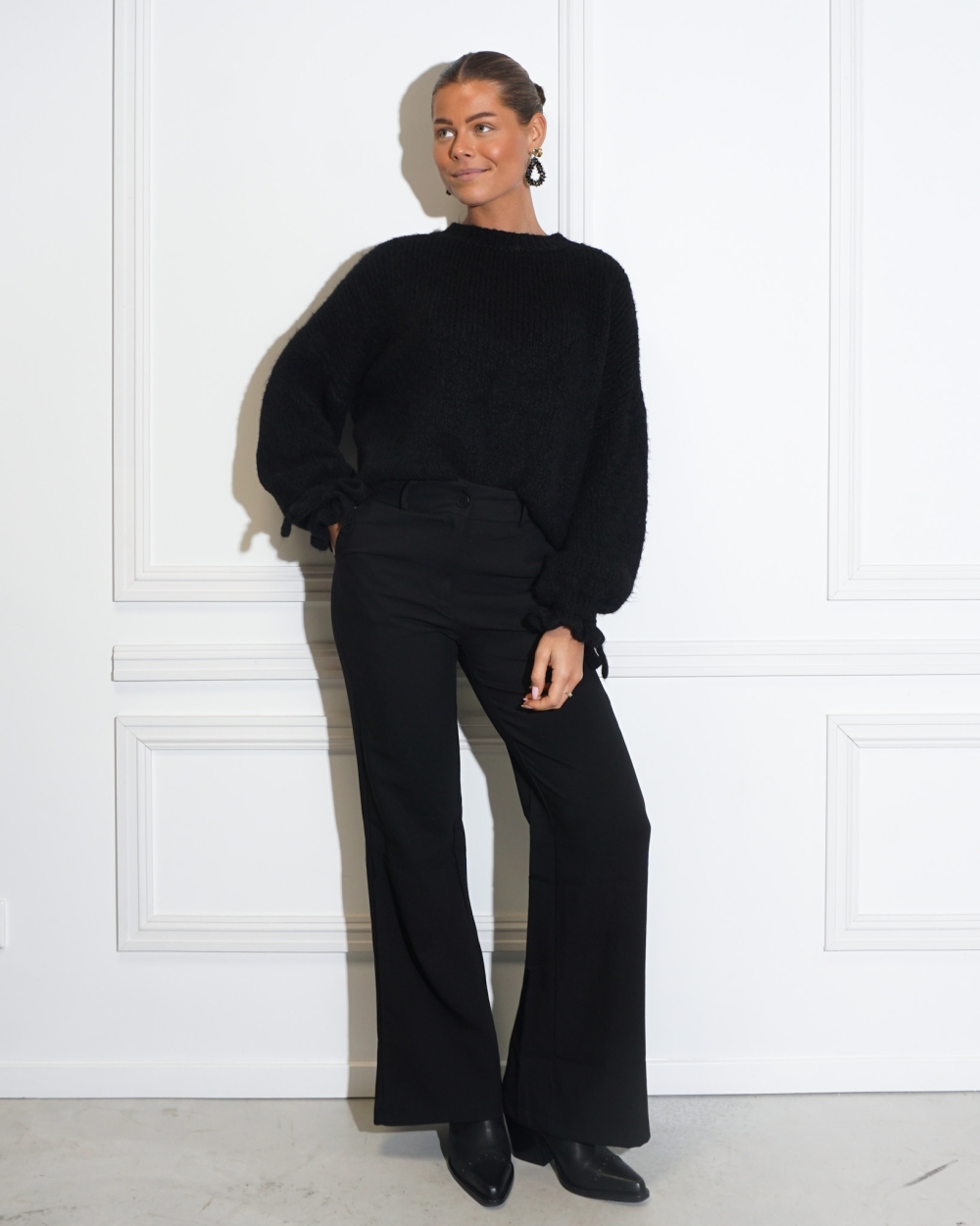 TRUI JODI STRIK MOUW ZWART