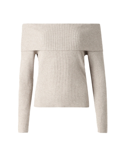 TRUI KATIA OFFSHOULDER BEIGE