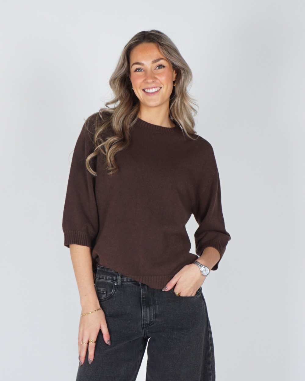 BASIC KNIT BRUIN