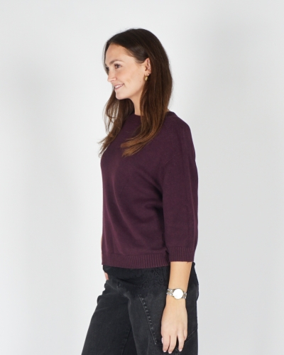 Gossip BASIC KNIT AUBERGINE