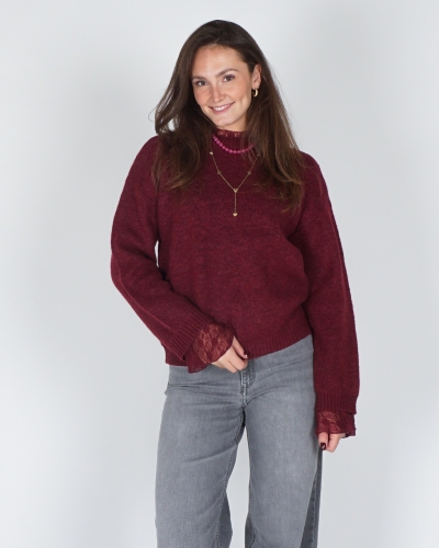 TRUI MET BACKPRINT NYC BORDEAUX