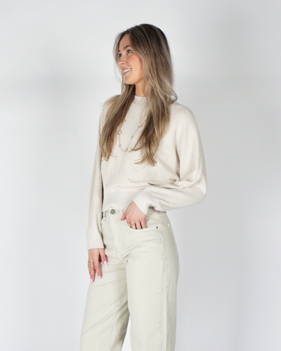 YAYA Boucl? trui met ribdetails 01-000554-602
