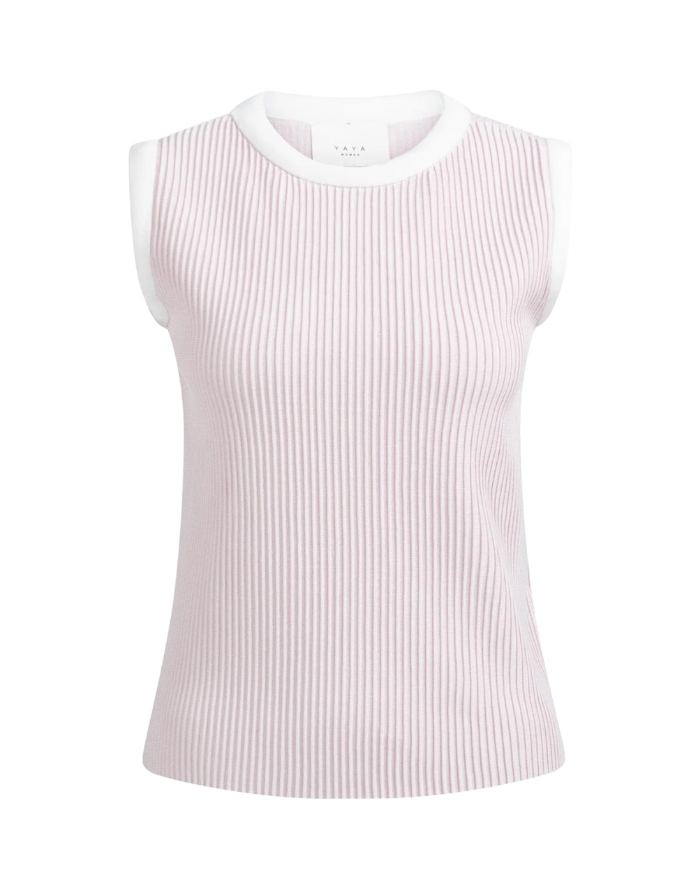 MOUWLOZE RIBTOP LICHT ROZE