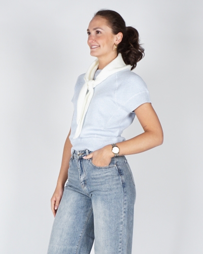 YAYA Sleeveless sweater with stitch 01-000579-604