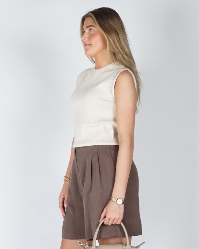 YAYA Sweater with fun sleeve edge 01-000588-605