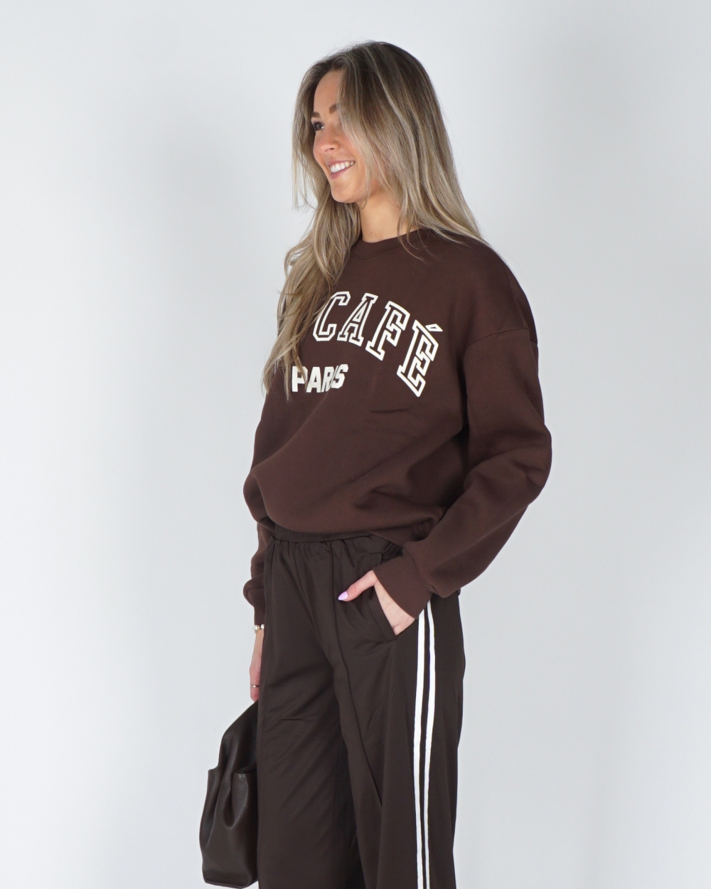 BRUINE SWEATER CAFE PARIS