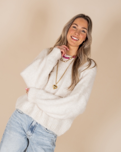 Gossip the Label FLUFFY TRUI RONDE HALS FLUFFY TRUI RONDE HALS