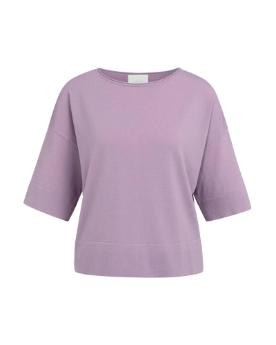 OVERSIZED T-SHIRT MET BOOTHALS LILA