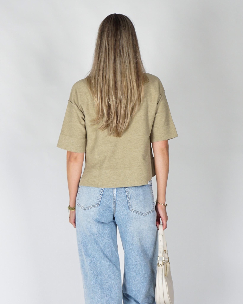YAYA 01-000621-608 OLIVE GRAY GREEN MELANGE