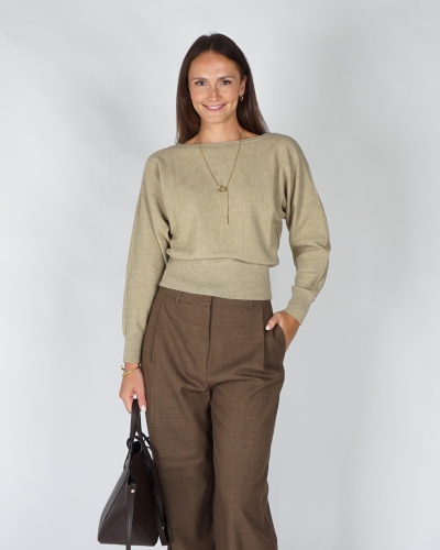 YAYA Trui met boothals en lange mou 01-000622-608