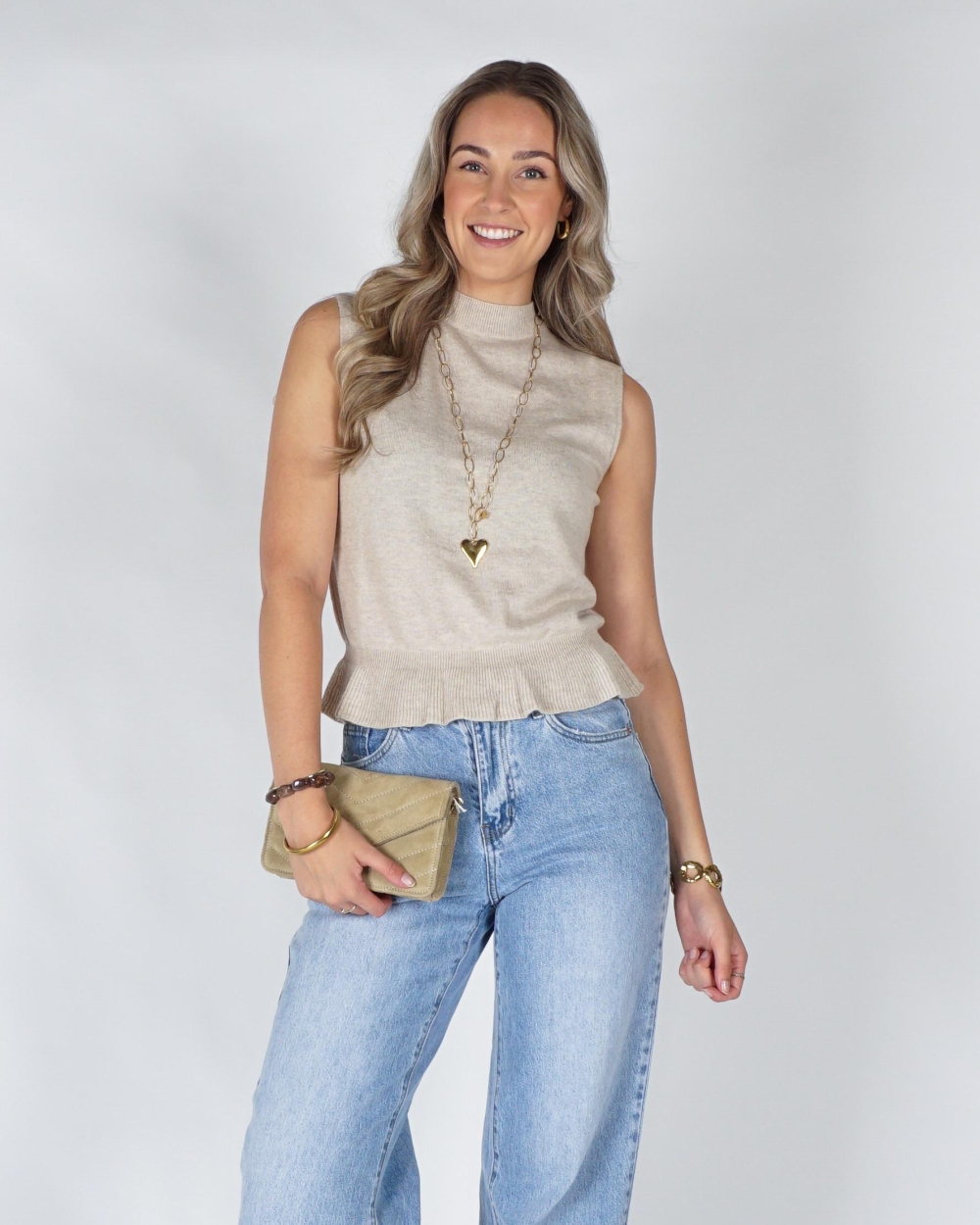 YAYA 01-000627-609 LIGHT BEIGE MELANGE