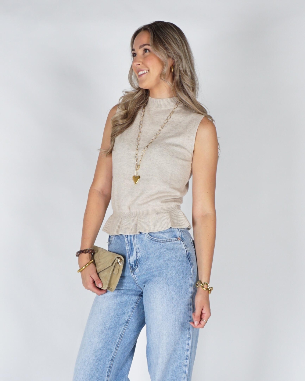 YAYA 01-000627-609 LIGHT BEIGE MELANGE