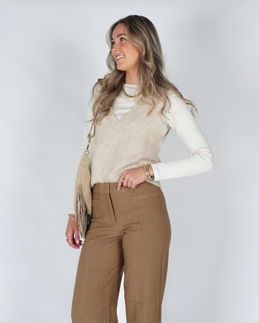 YAYA 01-000635-609 LIGHT BEIGE MELANGE