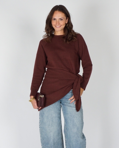 YAYA Vest met geweven details 01-000653-610